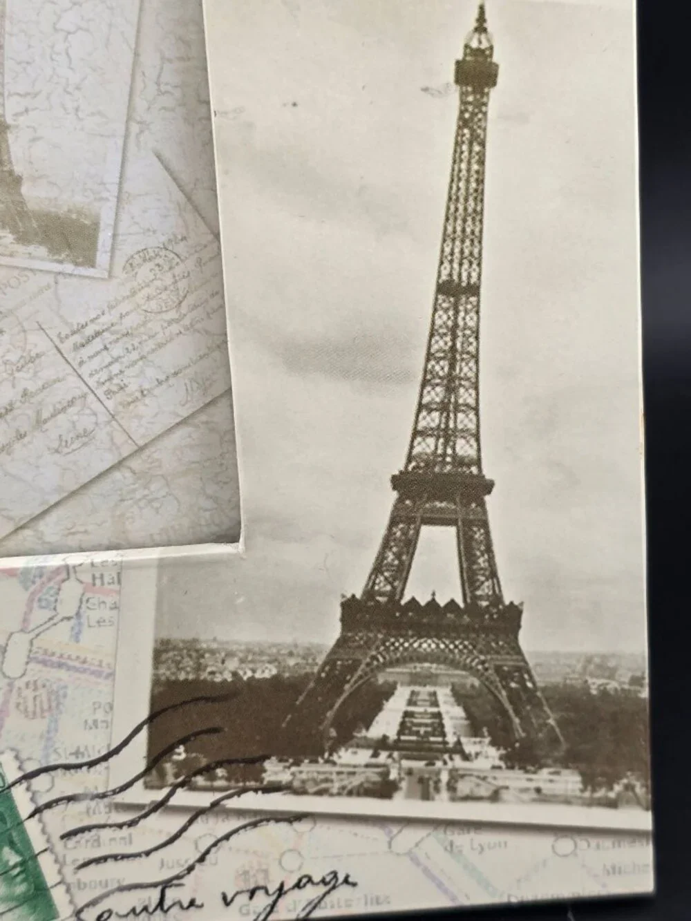 The Left Bank Paris-Themed 4"x6" Photo Frame By New View Eiffel Tower Design - Picture 5 of 12